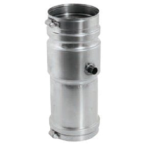 Duravent 4 inch FasNSeal Universal Appliance Adapter with Condensate Drain and Back Flow Preventer