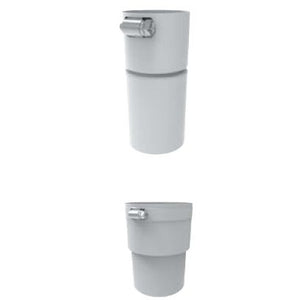 Duravent 8 inch FasNSeal PolyPro Rigid to FasNSeal Flex Adapter Adapters
