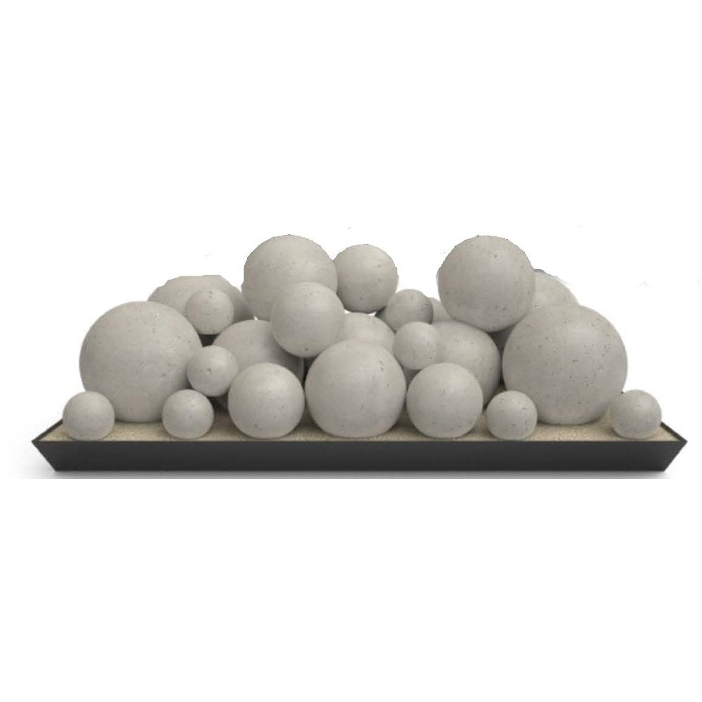 Real Fyre Graystone Mixed Fyre Sphere Set for 18" P45 Burners