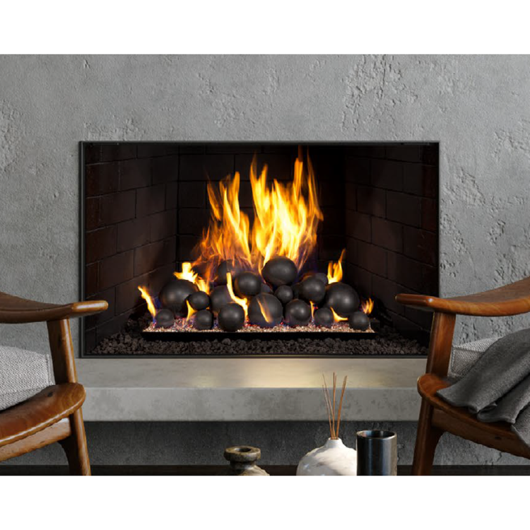 Real Fyre Epic Black Mixed Fyre Sphere Set for 24" P45 Burners view 2