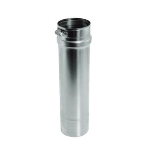 Duravent 6 inch Single Wall Pipe 12 inch Length FasNSeal