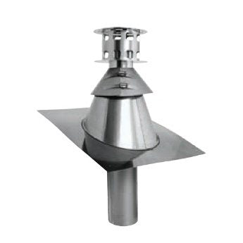 Duravent 10 inch FasNSeal Variable Pitch Flashing Kit Flashings