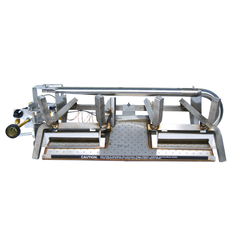 Real Fyre 16/18" Propane G10 Vent Free Manual Stainless Steel Burner System