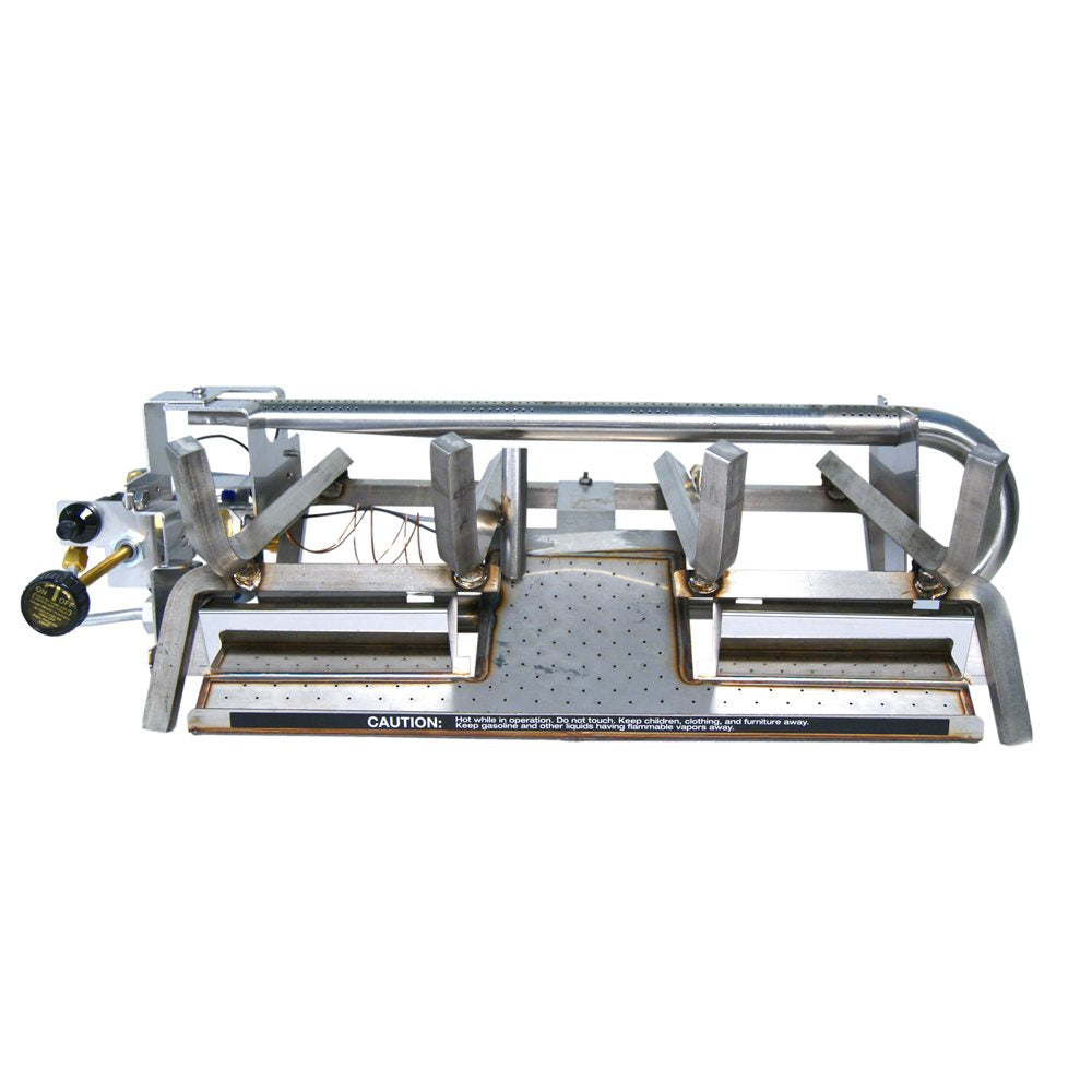Real Fyre 24/30" Natural Gas G10 Vent Free 15 Series Valve Stainless Steel Burner System
