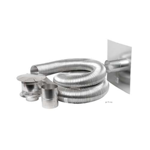 Napoleon Compressed Aluminum Flexible Gas Liner Kit 35ft Length, 4" Diameter