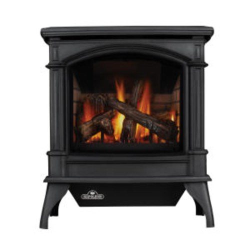 Napoleon Knightsbridge Black Direct Vent Natural Gas Stove, Electronic Ignition