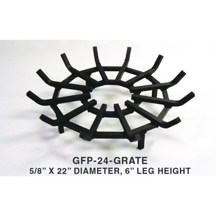 Golden Blount 24" Grand Fire Pit Grate Grates