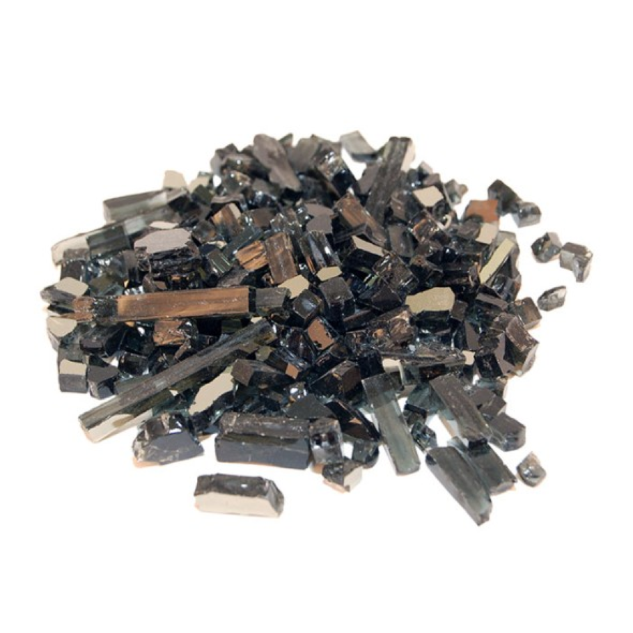 Real Fyre Black Reflective Crushed Fyre Glass GL-10-BR view 2