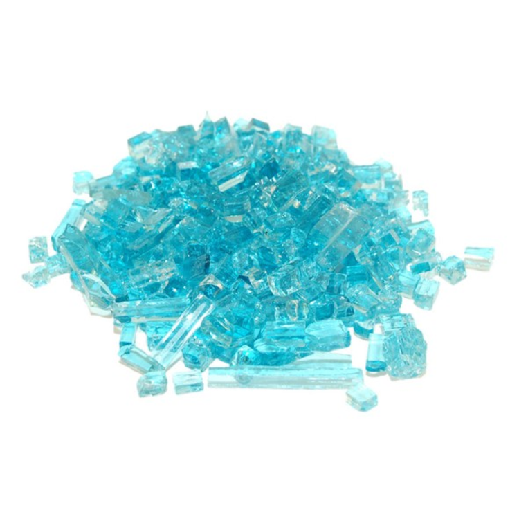 Real Fyre Azuria Crushed Fyre Glass GL-10-F view 2