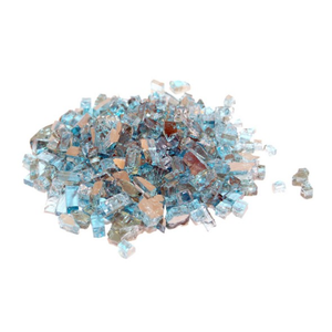 Real Fyre Azuria Reflective Crushed Fyre Glass GL-40-FR view 2