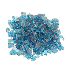 Real Fyre Caribbean Blue Crushed Fyre Glass GL-10-N