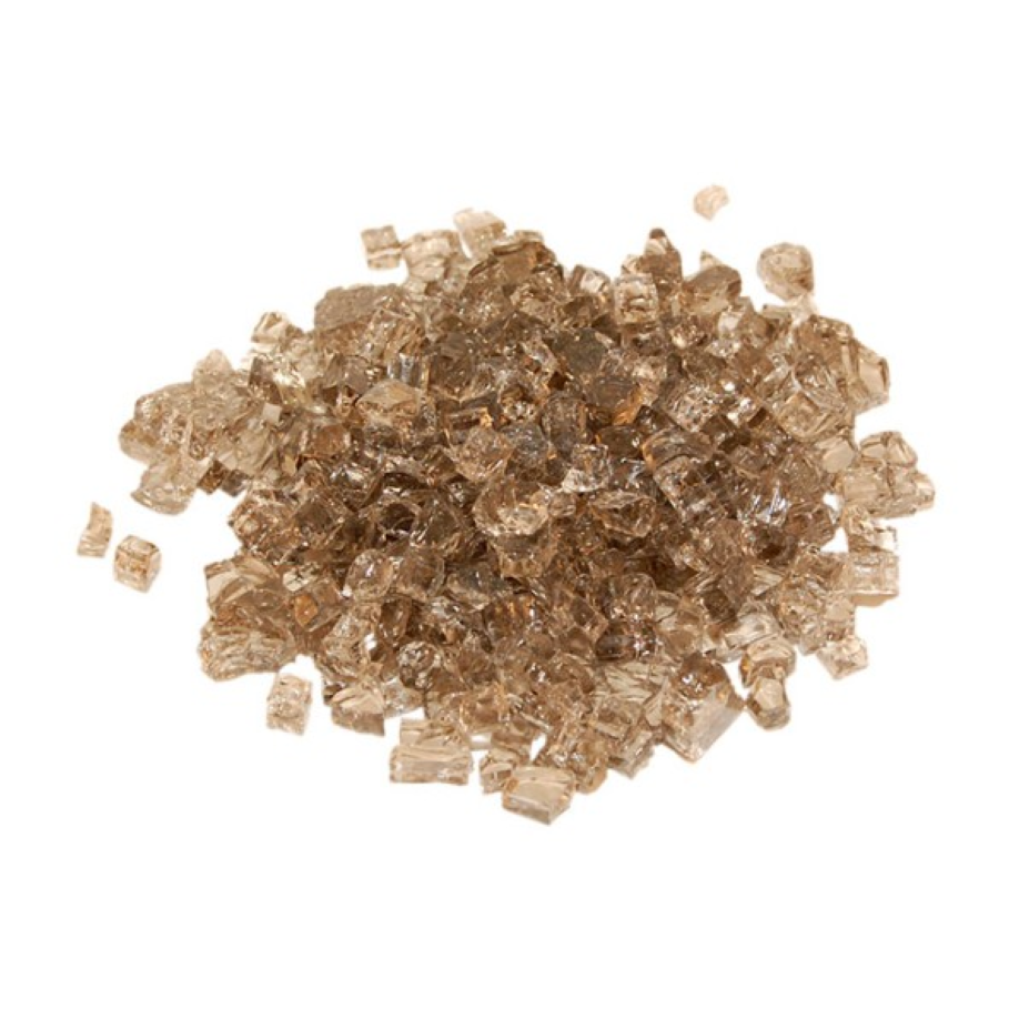 Real Fyre 10lb Bag of Bronze Fyre Glass view 2