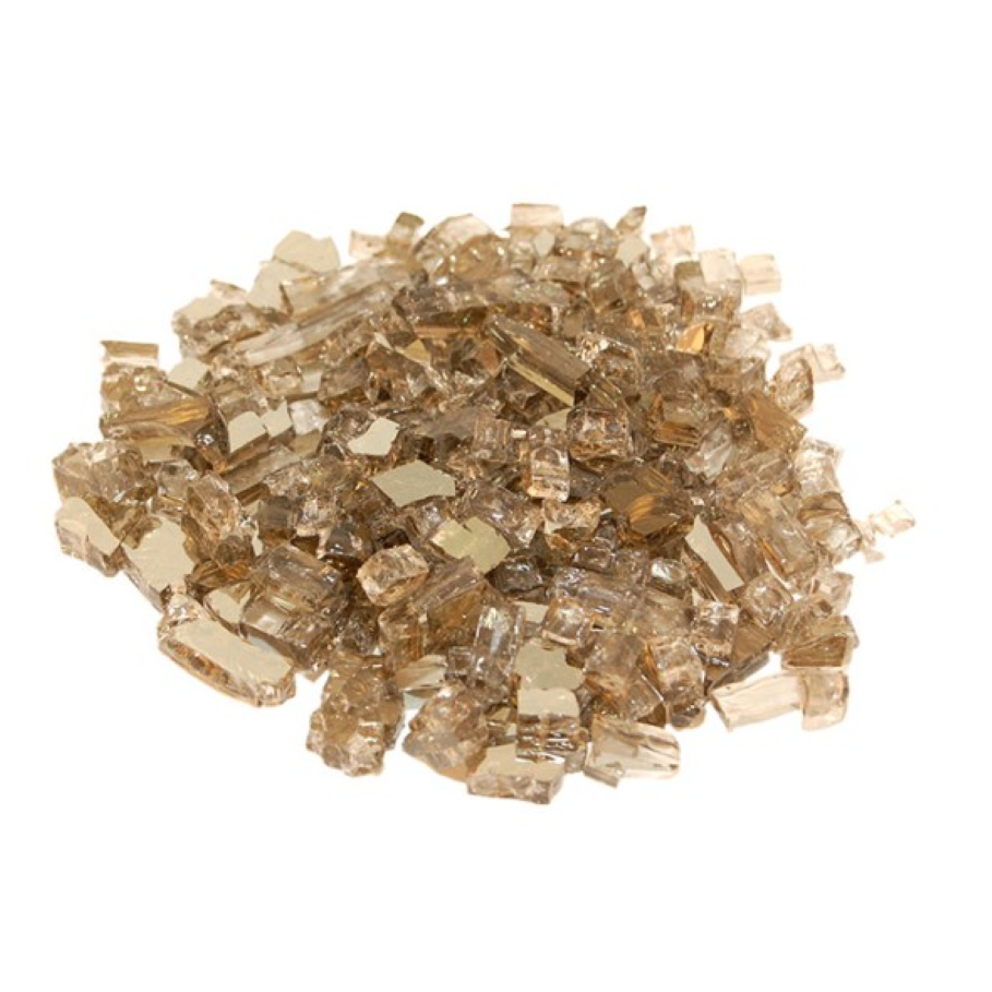 Real Fyre Bronze Reflective Crushed Fyre Glass GL-40-ZR