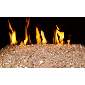 Real Fyre Champagne Reflective Crushed Fyre Glass GL-10-CR