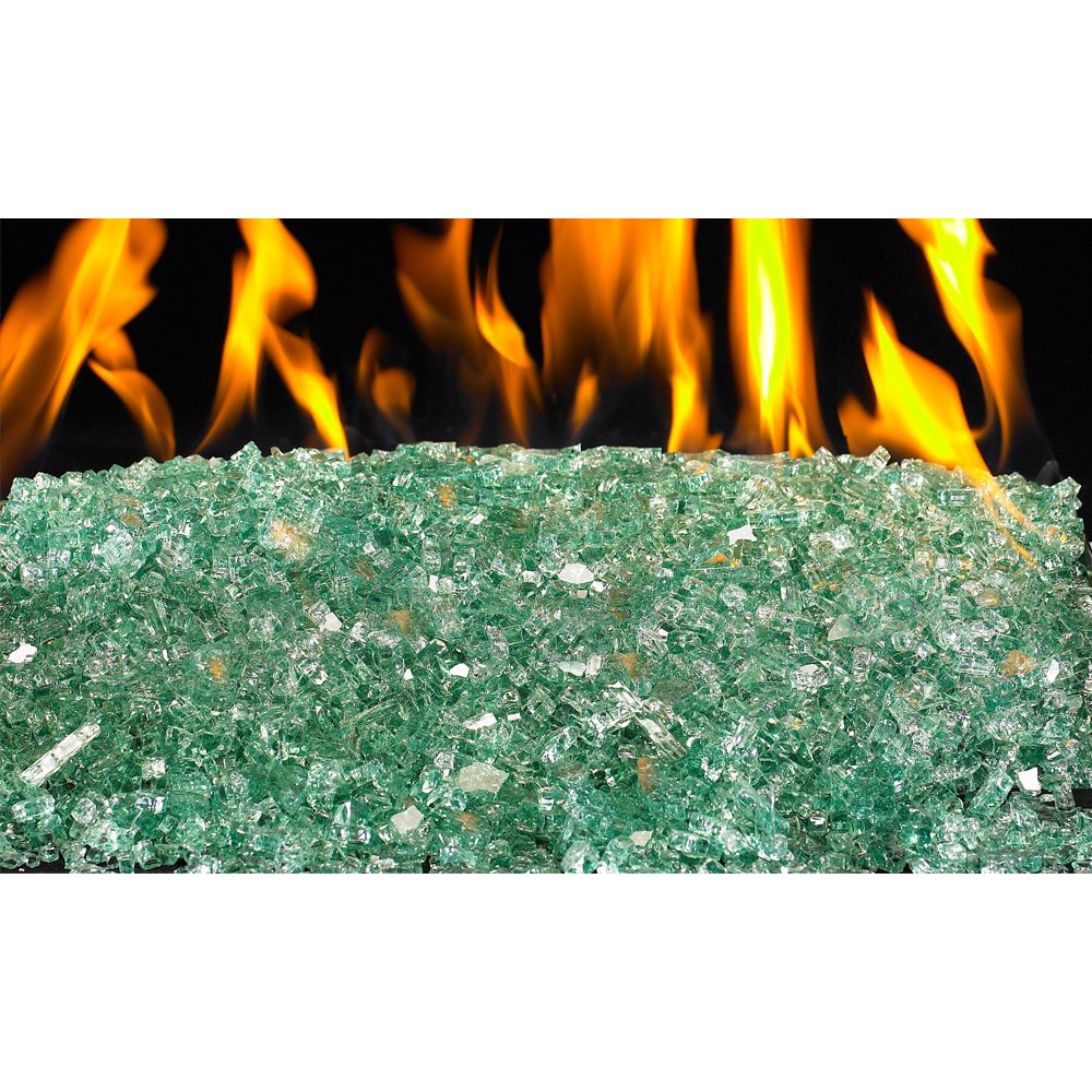 Real Fyre Emerald Crushed Fyre Glass GL-40-E