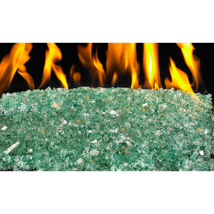 Real Fyre Emerald Crushed Fyre Glass GL-40-E