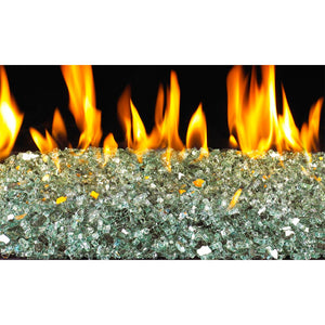 Real Fyre Emerald Reflective Crushed Fyre Glass GL-10-ER
