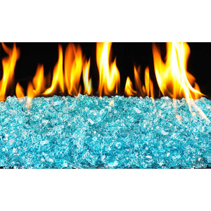 Real Fyre Azuria Crushed Fyre Glass GL-40-F