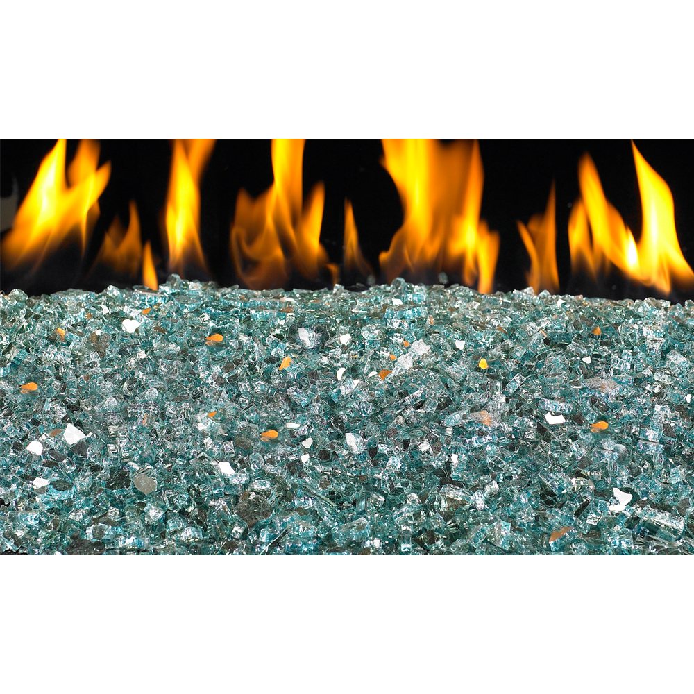 Real Fyre Azuria Reflective Crushed Fyre Glass GL-10-FR