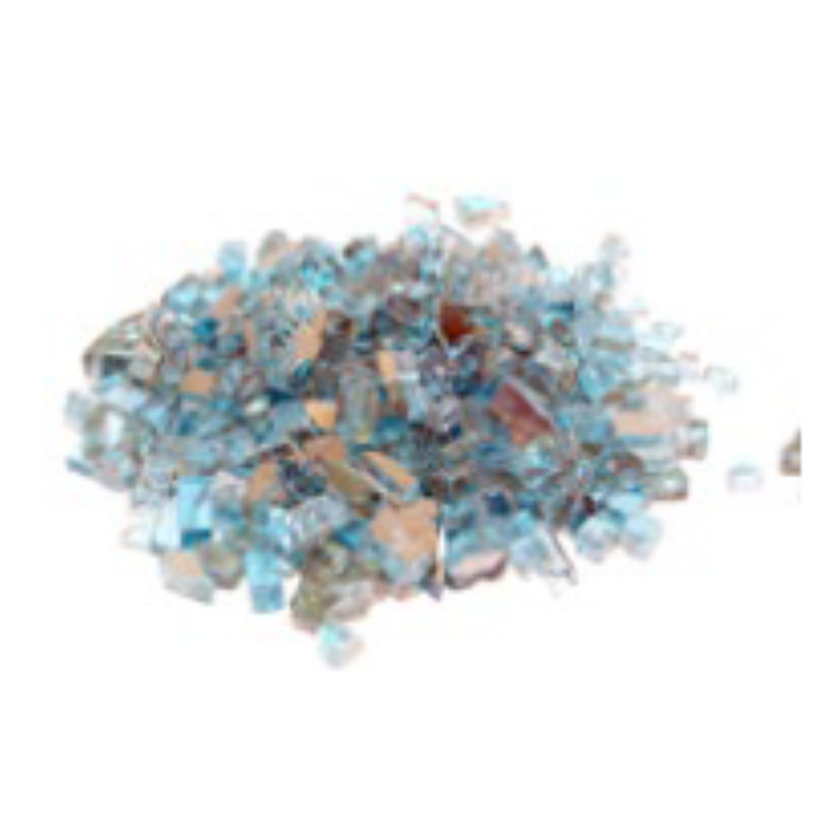 Clearance Real Fyre 10lb Jar of Azuria Reflective Fyre Glass