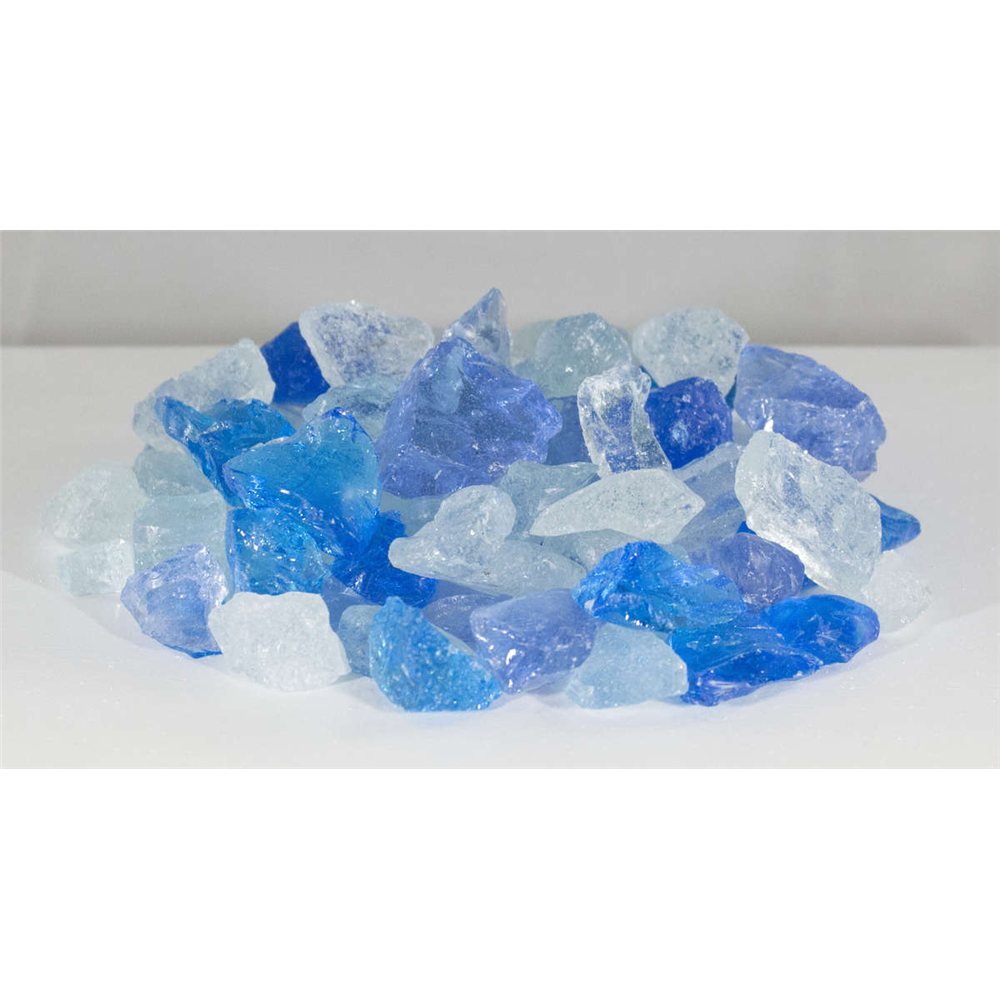 Firegear 1/2" to 3/4" Light Blue Fire Glass