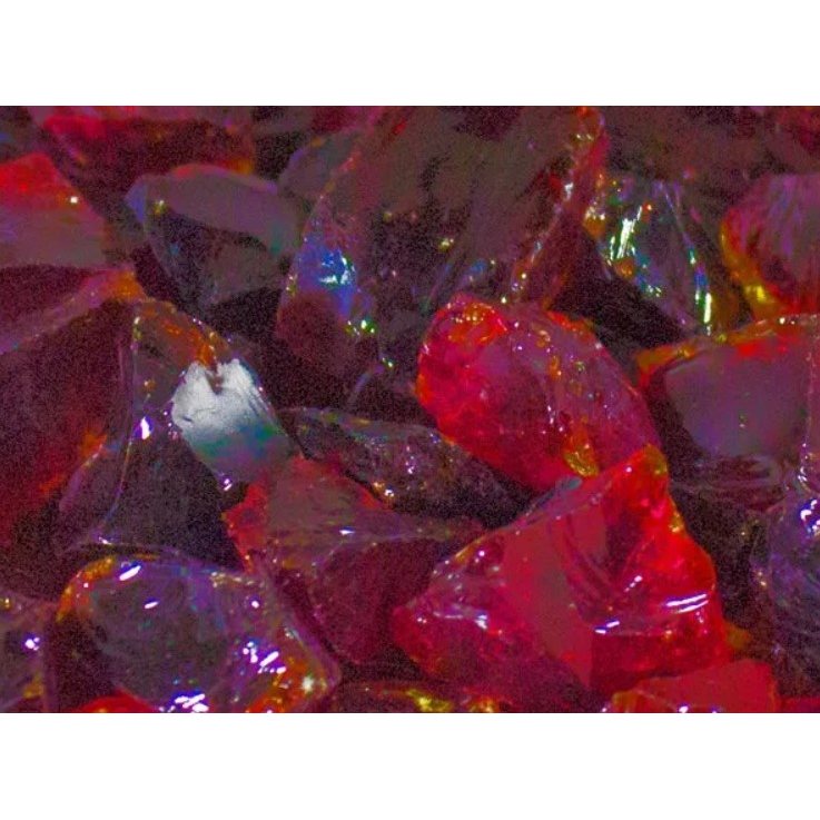 Clearance Red Large Broken Glass Media