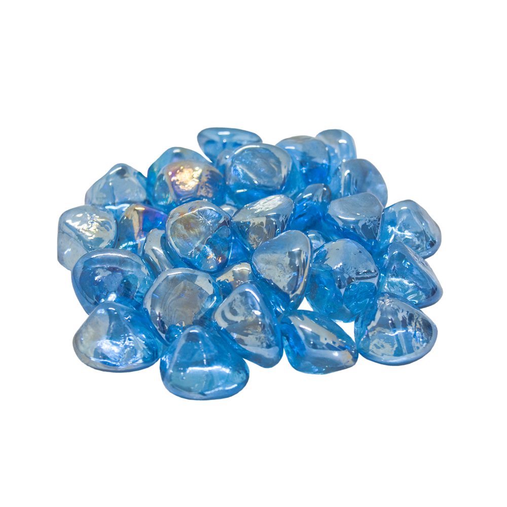 Real Fyre Steel Blue Diamond Nuggets GLD-40-SB