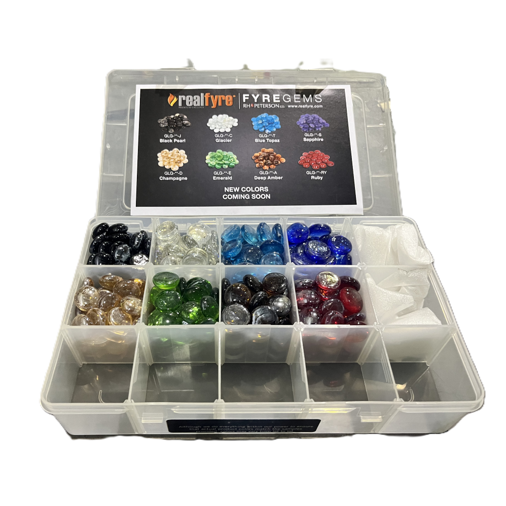Real Fyre Glass Gem Sample Box Assorted view 2