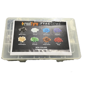 Real Fyre Glass Gem Sample Box Assorted