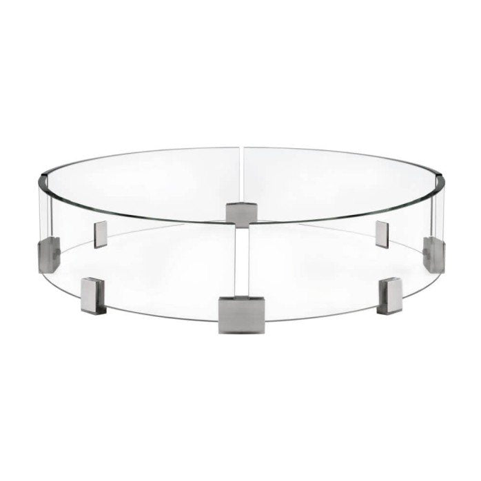 Clearance Round Windscreen for Nexus 36 Patioflame Table Wind Guards