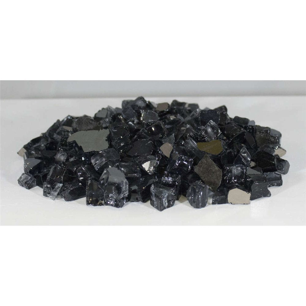 Firegear 1/2" to 3/4" Black Reflective Fire Glass