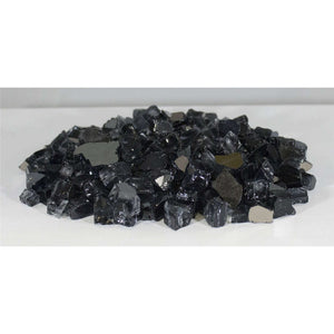 Firegear 1/2" to 3/4" Black Reflective Fire Glass