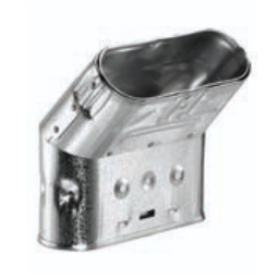 Duravent 5 inch B Gas Vent Oval 45° Elbow - Standard Elbows