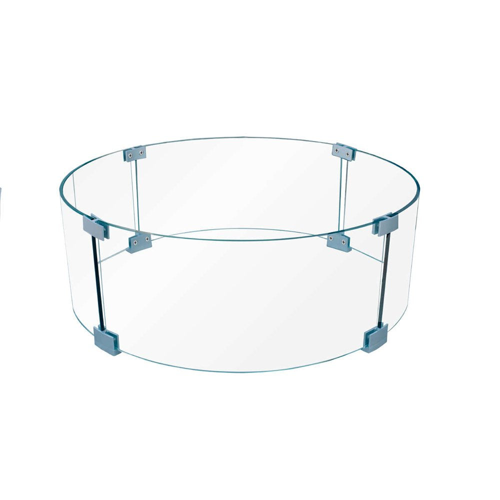 Firegear Round Tempered Glass Windshield Wind Guards GWS-38R