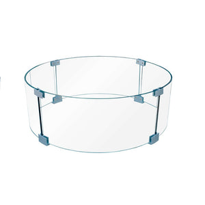 Firegear Round Tempered Glass Windshield Wind Guards GWS-60R