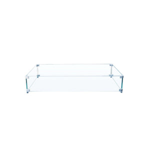 Firegear Square Tempered Glass Windshield Wind Guards GWS-3030