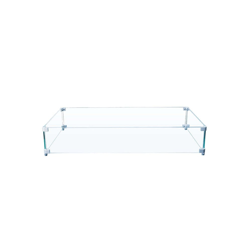 Firegear Square Tempered Glass Windshield Wind Guards GWS-3838