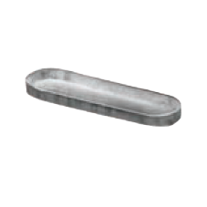 Duravent 5 inch B Gas Vent Oval Tee Cap Caps