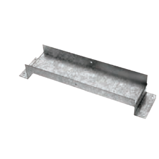 Duravent 5 inch B Gas Vent Oval Tee Support - Plain Supports