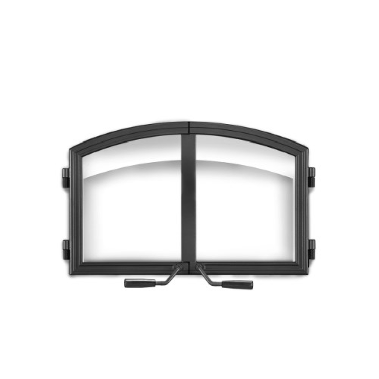 Clearance Arched Black Double Doors for NZ3000