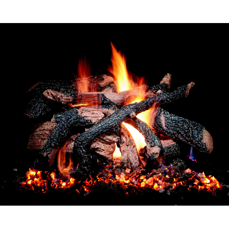 Golden Blount 18" Texas Hickory Fire Vented Log Set