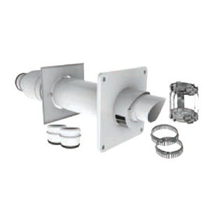 Duravent 4 inch PolyPro Horizontal Termination Kit - Concentric