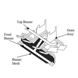 Heatmaster 24" Propane HMVF Vent Free Ecoflow IPI Burner System HMVFR
