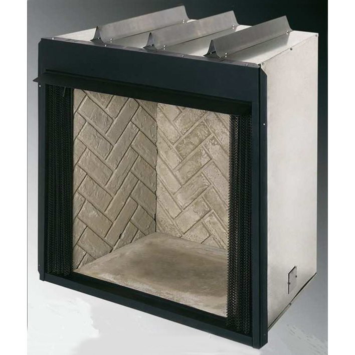 Heatmaster 36" Vent Free Fireplace Big Mouth Firebox