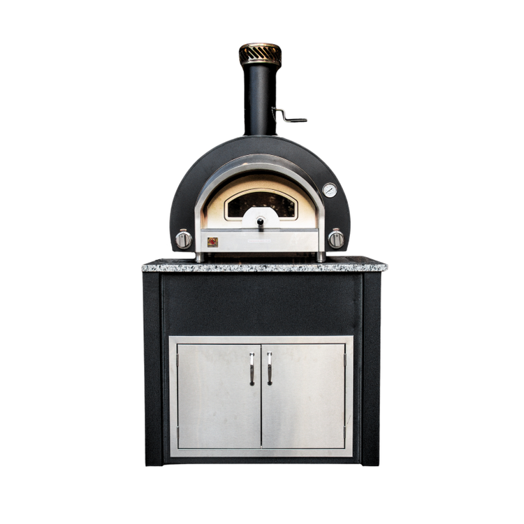 Complete Outdoor Kitchen Islands 42" Hybrid Pizza Oven Island