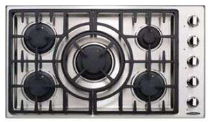 MCT365GSL Capital 36" Gas Cooktop with 5 Sealed Burners - Liquid Propane - Stainless Steel