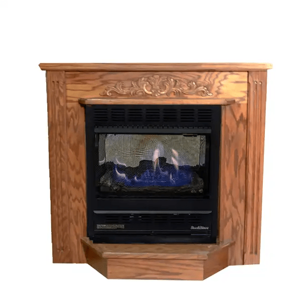 Buck Stove Deluxe Mantel Accessory Dark Oak Finish Mantels