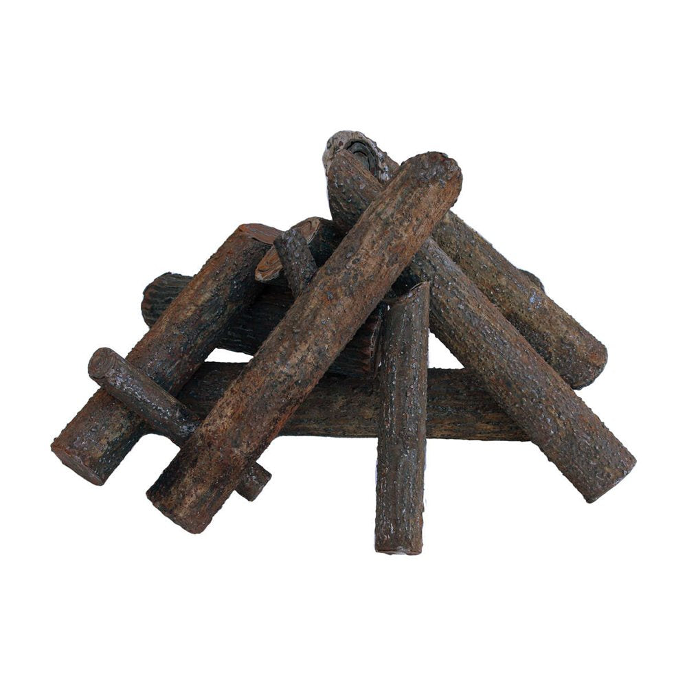 Firegear 11 pc Ironwood Steel Log Set Logs