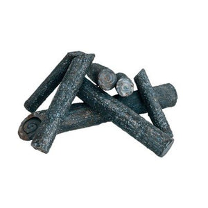 Firegear 7 pc Ironwood Steel Log Set Smoke
