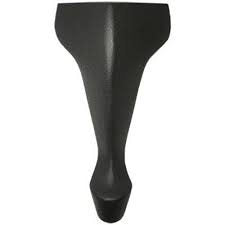 Buck Stove Large Black Queen Anne Set of 4 Stove Legs